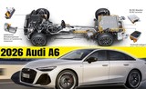 Audi A6 PHEV 2026 ra mắt. chốt giá từ 1,75 tỷ đồng