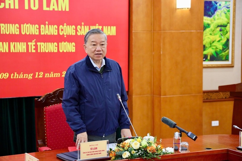 Tổng Bí thư Tô Lâm làm việc với Ban Kinh tế TW Tong Bi thu To Lam lam viec voi Ban Kinh te TW